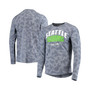 Men's College Navy Seattle Seahawks Camo Long Sleeve T-shirt