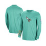 Men's Mint Charlotte Hornets 2022/23 City Edition Pregame Warmup Long Sleeve Shooting Shirt