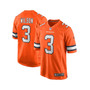 Men's Russell Wilson Orange Denver Broncos Alternate Game Jersey