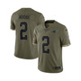 Men's D.J. Moore Olive Carolina Panthers 2022 Salute To Service Limited Jersey