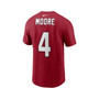Men's Rondale Moore Cardinal Arizona Cardinals 2021 NFL Draft Pick Player Name and Number T-shirt