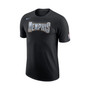 Men's Black Memphis Grizzlies 2022/23 City Edition Essential Logo T-shirt