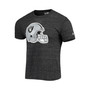 Men's Black Las Vegas Raiders Helmet Logo Tri-Blend T-shirt
