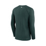 Men's Green, Oakland Athletics Game Authentic Collection Performance Raglan Long Sleeve T-shirt