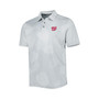 Men's Gray Washington Nationals Palm Coast Delray Fond IslandZone Allover Polo Shirt