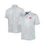 Men's Gray Washington Nationals Palm Coast Delray Fond IslandZone Allover Polo Shirt