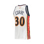 Men's Stephen Curry White Golden State Warriors 2009-10 Hardwood Classics Authentic Player Jersey