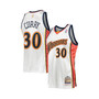 Men's Stephen Curry White Golden State Warriors 2009-10 Hardwood Classics Authentic Player Jersey