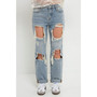Women's Distressed Denim Jeans