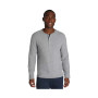 Men's Brushed Waffle Fleece Henley T-Shirt