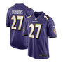 Men's J.K. Dobbins Purple Baltimore Ravens Game Team Jersey