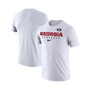 Men's White Georgia Bulldogs Baseball Legend Performance T-shirt