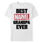 Men's Best Marvel Grandpa Short Sleeve Crew T-shirt