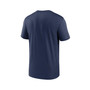 Men's Navy Seattle Mariners New Legend Wordmark T-shirt
