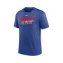 Men's Heather Royal Chicago Cubs Home Spin Tri-Blend T-shirt