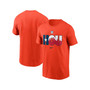 Men's Orange Houston Astros Wordmark Local Team T-shirt