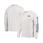 Men's White Texas Rangers Americana Terminal Tackle Omni-Shade Long Sleeve Raglan T-shirt