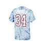 Men's Earl Campbell Light Blue Houston Oilers Tie-Dye Retired Player Name and Number T-shirt