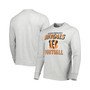 Men's Heathered Gray Cincinnati Bengals Dozer Franklin Long Sleeve T-shirt