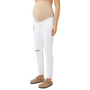 Hoxton Frayed-Hem Secret Fit Belly® Skinny Maternity Jeans