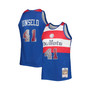 Men's Wes Unseld Blue Washington Bullets 1977-78 Hardwood Classics NBA 75th Anniversary Diamond Swingman Jersey
