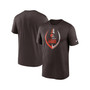 Men's Brown Cleveland Browns Icon Legend Performance T-shirt