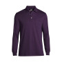 Men's Tall Long Sleeve Super Soft Supima Polo Shirt with Pocket