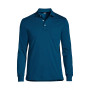 Men's Tall Long Sleeve Super Soft Supima Polo Shirt with Pocket