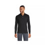Men's Tall Long Sleeve Super Soft Supima Polo Shirt with Pocket