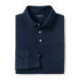 Men's Tall Long Sleeve Super Soft Supima Polo Shirt with Pocket
