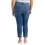Plus Size Valentina High Rise Straight Cropped Jeans