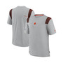 Men's Gray Cleveland Browns Sideline Player Uv Performance T-shirt