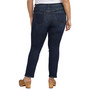 Plus Size Cassie Mid Rise Slim Straight Leg Jeans