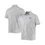 Men's Gray Chicago Cubs Palm Coast Delray Fond IslandZone Allover Polo Shirt