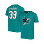 Men's Branded Teal Logan Couture San Jose Sharks Player Name and Number T-shirt
