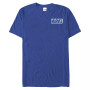 Marvel Men's Comic Logo Simple White Box Short Sleeve T-Shirt