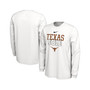 Men's White Texas Longhorns On Court Long Sleeve T-shirt