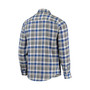 Men's Royal, Gray New York Islanders Ease Plaid Button-Up Long Sleeve Shirt