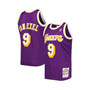 Men's Nick Van Exel Purple Los Angeles Lakers 1996-97 Hardwood Classics Swingman Jersey