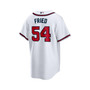 Men's Max Fried White Atlanta Braves Home Replica Player Jersey