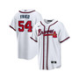 Men's Max Fried White Atlanta Braves Home Replica Player Jersey