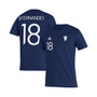 Men's Bruno Fernandes Navy Manchester United Name and Number Amplifier T-shirt