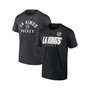 Men's Branded Black Los Angeles Kings Wordmark Two-Pack T-shirt Set