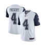 Men's Dak Prescott Dallas Cowboys White Color Rush Vapor Limited Jersey