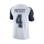 Men's Dak Prescott Dallas Cowboys White Color Rush Vapor Limited Jersey