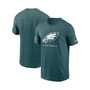 Men's Midnight Green Philadelphia Eagles Sideline Performance T-shirt