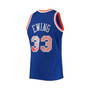 Men's Patrick Ewing Blue New York Knicks 1991-92 Hardwood Classics 75th Anniversary Diamond Swingman Jersey