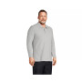 Men's Big & Tall comfort First Long Sleeve Mesh Polo T-Shirt