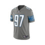 Men's Aidan Hutchinson Steel Detroit Lions Alternate Team Vapor Limited Jersey