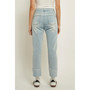 Women's Turn Over Hem Regular Fit Jeans